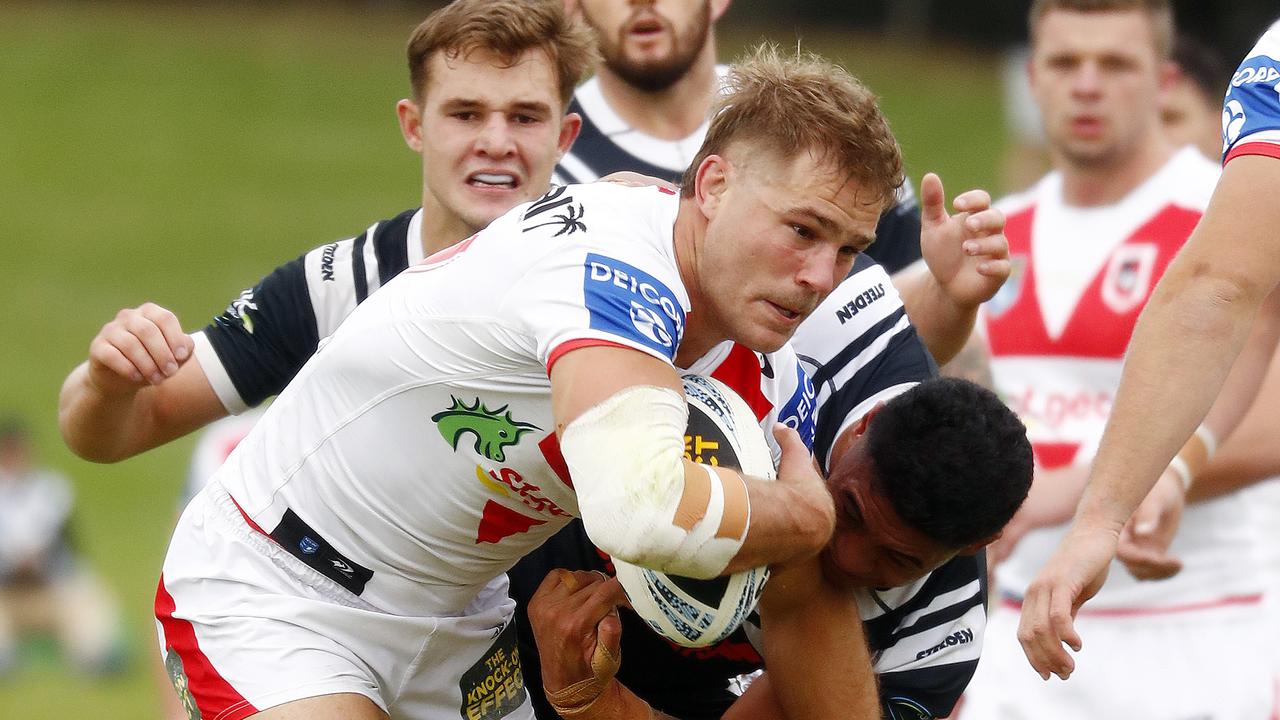 Jack de Belin was back in action for the Dragons in NSW Cup. Picture: Sam Ruttyn