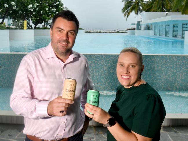 Mates Rates Is Back at the Ville and Ardo. General Manager Hotel and Property Services Brent Clark and Townsville Enterprise Director of Visitor Economy and Marketing Lisa Woolfe. Picture: Evan Morgan