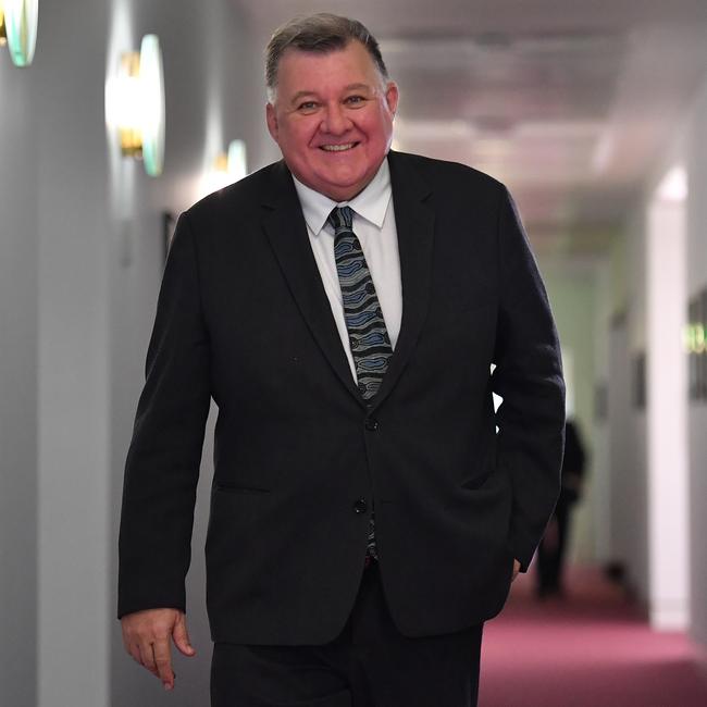 Member for Hughes Craig Kelly at Parliament House in Canberra. Picture: Getty Images