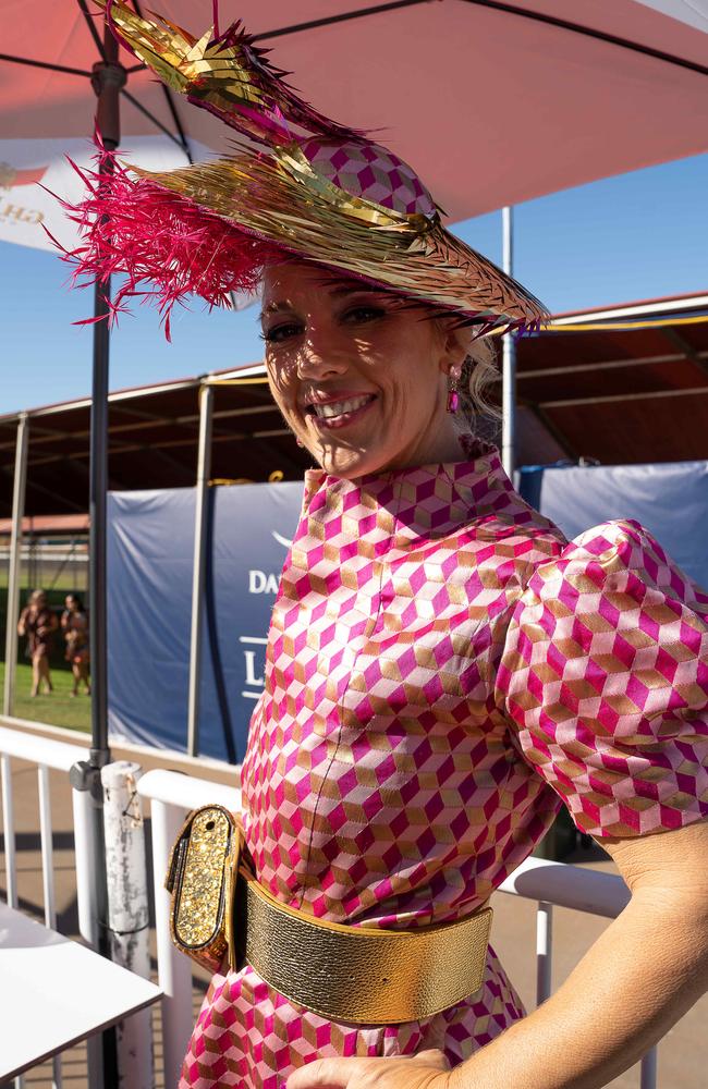 Alanna Oppermann at the 2023 Darwin Cup Carnival Ladies Day. Picture: Pema Tamang Pakhrin