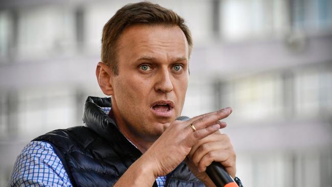 Russian opposition leader Alexei Navalny suffered an attack with a nerve agent in 2020. Picture: AFP