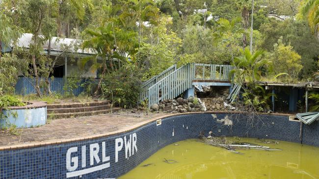 Ruins of the Great Keppel Resort on Great Keppel Island, Qld. Picture: Justine Walpole