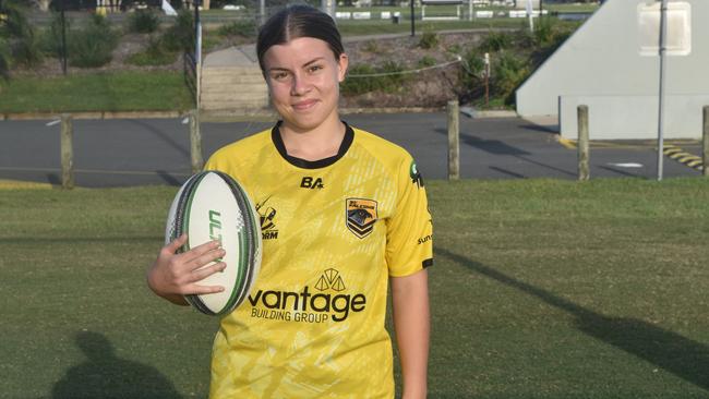 Sunshine Coast Falcons under-17s player Sarah McGuire. Picture: Eddie Franklin