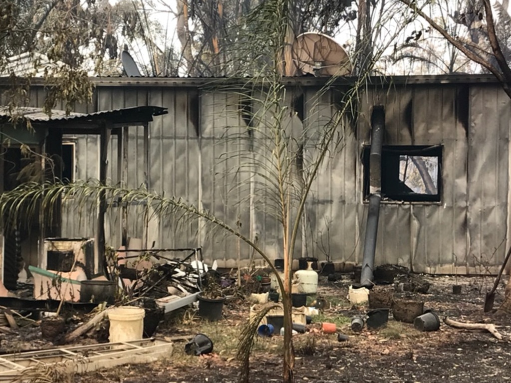 Devastation from bushfire at Deepwater.