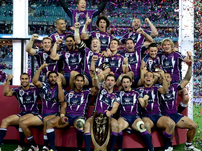 Melbourne Storm also won the NRL title in 2012. Picture: Gregg Porteous