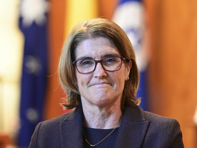 CANBERRA, AUSTRALIA, NewsWire Photos. JULY 14, 2023: Michele Bullock the Next Reserve Bank of Australia Governor at  Parliament House in Canberra. Picture: NCA NewsWire / Martin Ollman