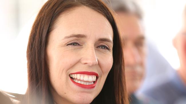 In 2018, then-PM Jacinda Ardern with deputy Winston Peters, in the background. Picture: Lyndon Mechielsen