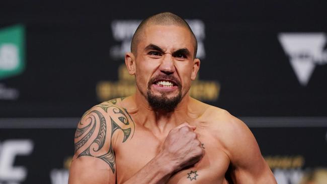 Robert Whittaker’s next fight could also take place on the mystery island. Picture: AAP