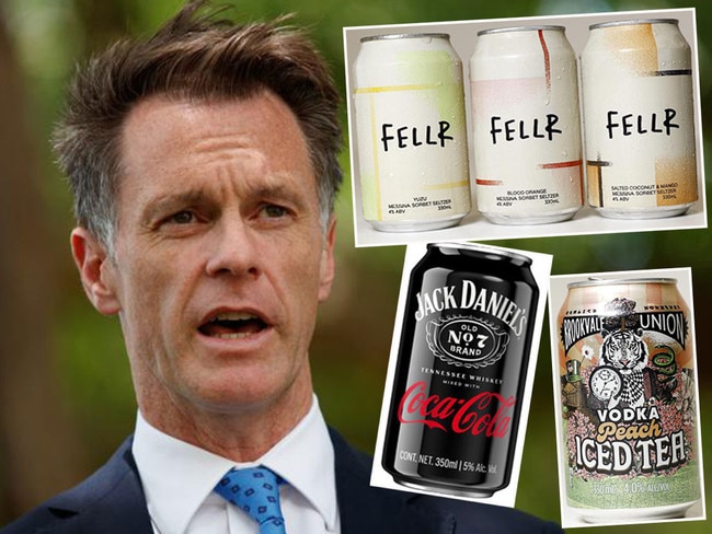 NSW Premier Xhris Minns has moved to stop a plan banning alcoholic drinks based on taste. Pictures: News Corp/Supplied