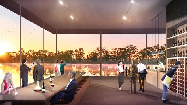 An artist impression of the Riverland Food and Wine Centre