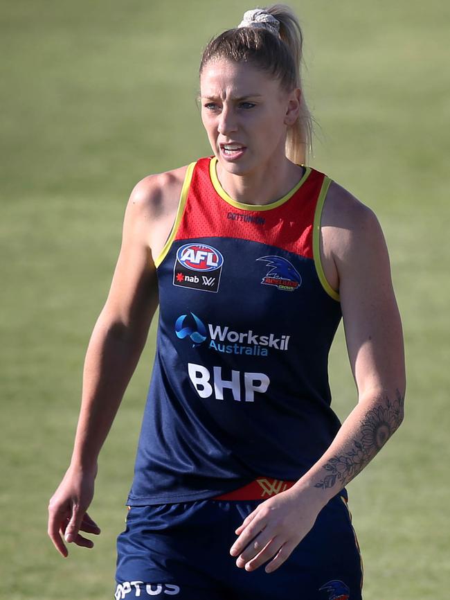 Deni Varnhagen on the field in October. Picture: Dean Martin.