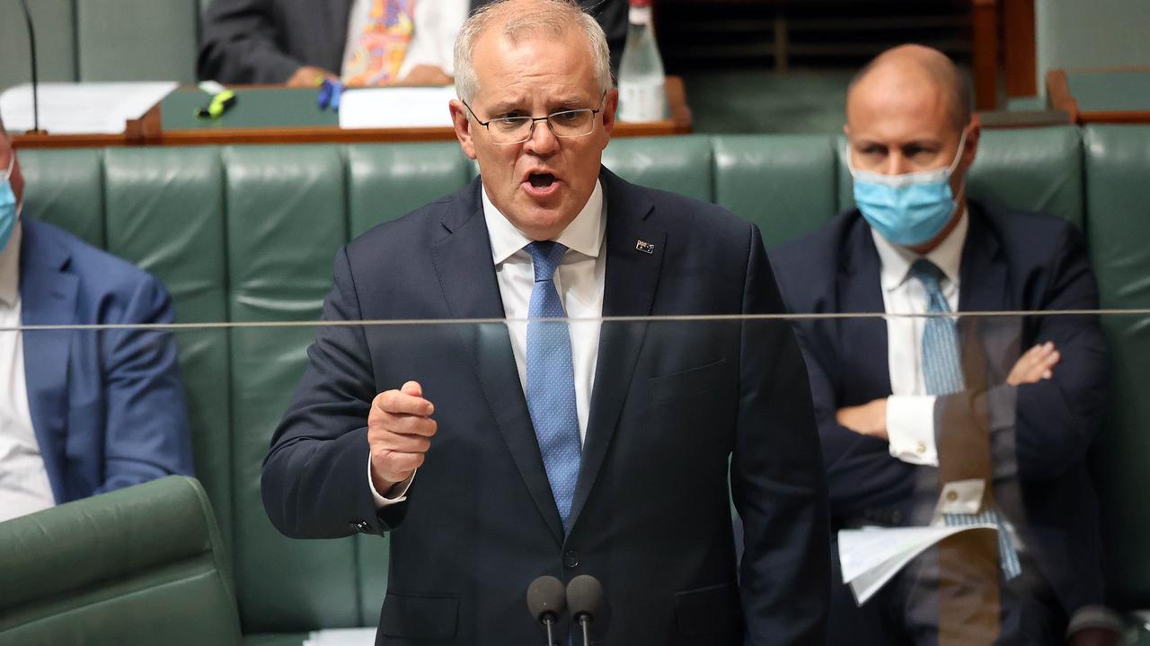 Prime Minister Scott Morrison is attempting to pass tougher character test laws which would make it easier to deport foreign criminals. Picture: NCA NewsWire / Gary Ramage