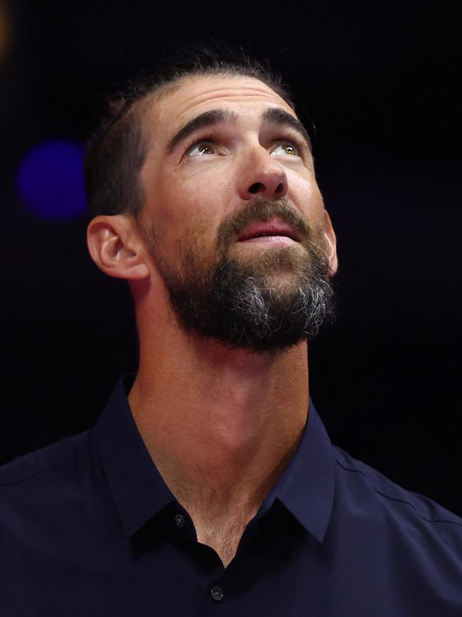 Michael Phelps at the US swimming trials. Photo: Maddie Meyer/Getty Images/AFP.