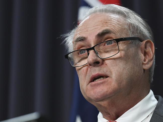 CANBERRA, Australia - NewsWire Photos - September 17, 2024: Trade Minister Don Farrell holds a press conference at Parliament House in Canberra. Picture: NewsWire / Martin Ollman