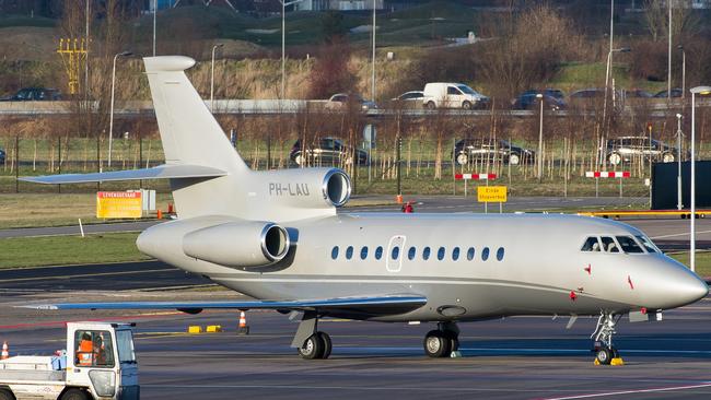 The private jet Clive Palmer used. Picture: Supplied