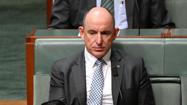 Liberal Member for Fadden Stuart Robert is back on the frontbench. (AAP Image/Mick Tsikas)