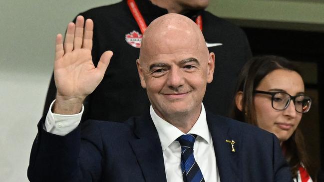 Infantino replaced long-term incumbent Sepp Blatter after the 2015 FIFA corruption scandal. (Photo by WILLIAM WEST / AFP)