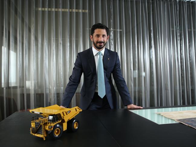 Seven Group CEO Ryan Stokes, pictured at their offices in Sydney. Britta Campion / The Australian