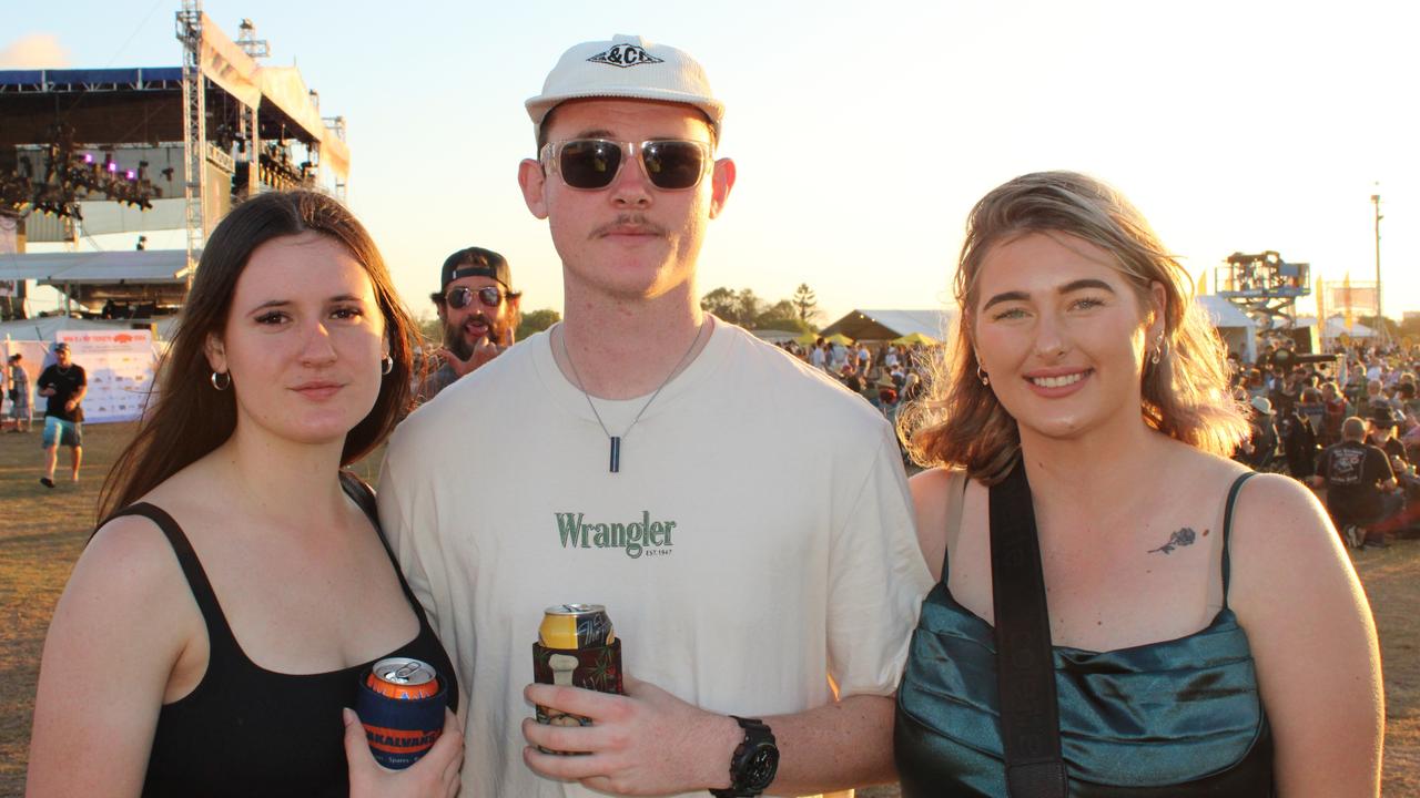 Jaysha Wheeler-Hanse, Brydon Jones and Leah Kitching enjoyed the Lighthouse Rock 2023 festival on Saturday, October 14.