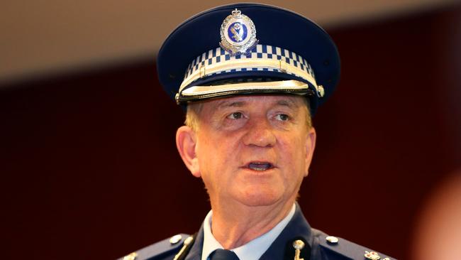 Superintendent Peter Lennon at the Fairfield Local Area Command award ceremony. Picture: AAP Image/Angelo Velardo