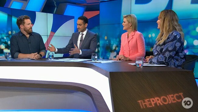 The panel discussed a recent viral video trend that’s been targeting Aussies. Picture from X.