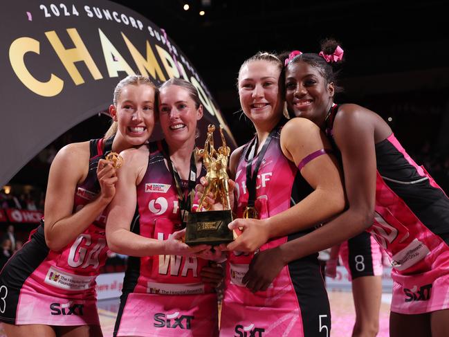 The Thunderbirds have won two consecutive titles with a mix of local talent and star imports. Picture: Maya Thompson/Getty Images