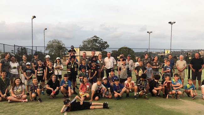 Richmond MP Page Kevin Hogan joined with Lismore Tennis Club members to celebrate the opening of the centres upgrade