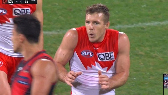 Sydney Swans star Luke Parker.