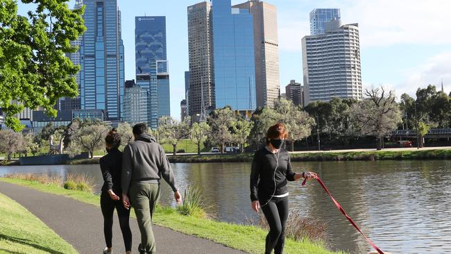 Victoria’s shutdown is tipped to subtract 2 per cent from September GDP. Picture: NCA NewsWire/ David Crosling