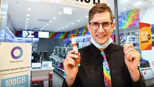 King IT CEO Patrick King says mass vaccinations are a way out of “crippling” lockdowns and has encouraged all his staff to book in for a dose. Picture: Patrick Woods.