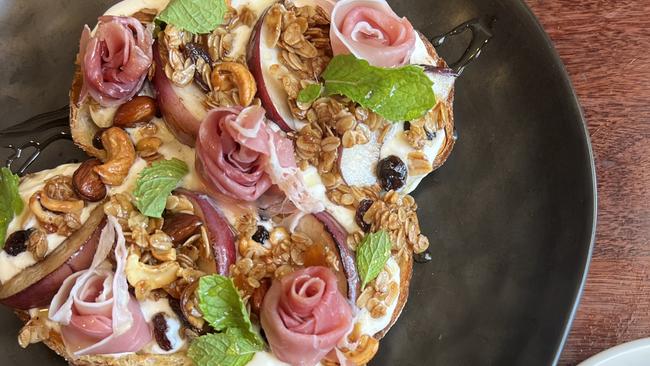 The 1995 Cafe on Cavenagh St in Darwin's CBD has recently expanded their menu with a sweet toast option for breakfast. Picture: Kate Dinning