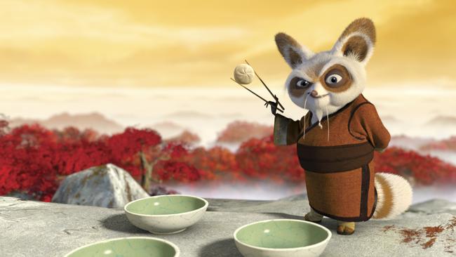 Dreamworks characters ... Shifu from Kung Fu Panda. Picture: Dreamworks