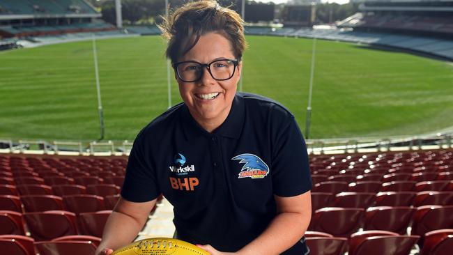 Adelaide AFLW coach Bec Goddard. Picture: Tom Huntley