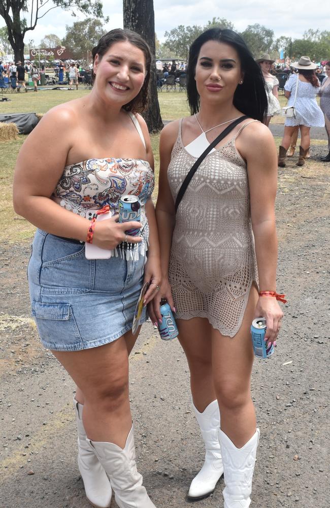 Shanise De Guara and Keya Metcalf at CMC Rocks 2024. Picture: Aaron Goodwin