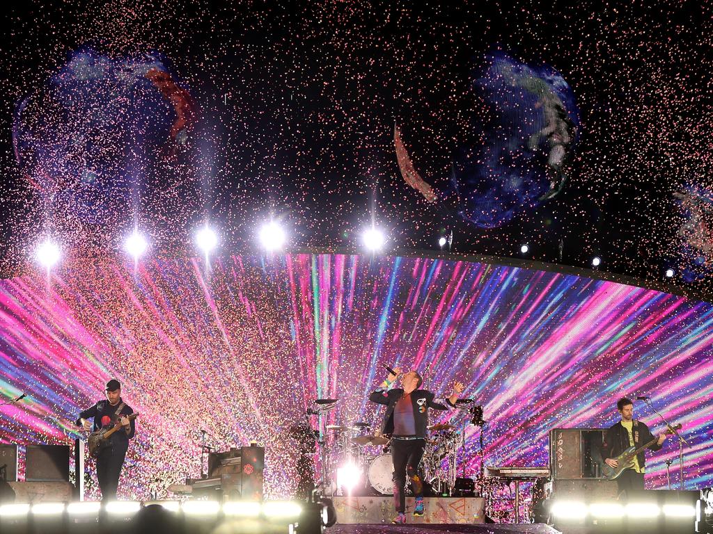The band put on a showstopping performance on Saturday night. Picture: Paul Kane/Getty Images