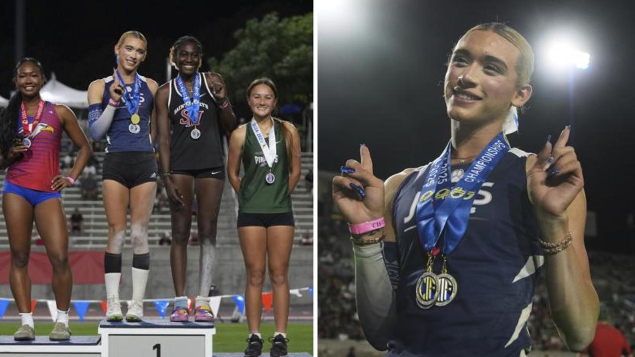 Trans athlete sparks storm over podium act