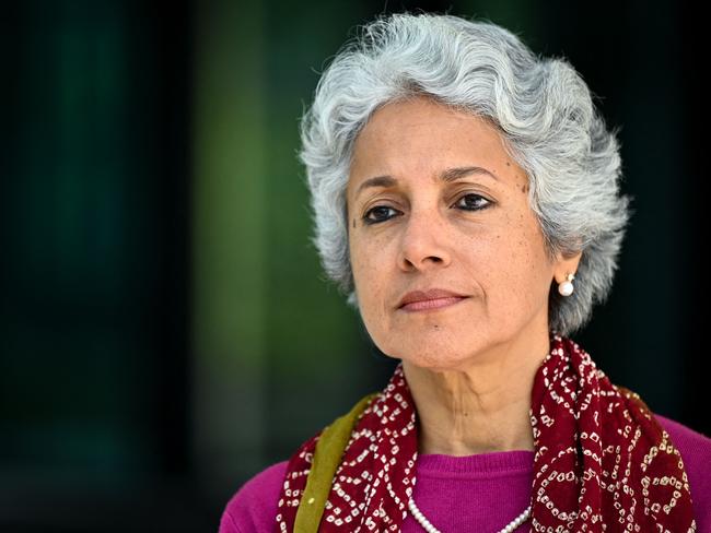 The World Health Organization's chief scientist Soumya Swaminathan. Picture: Fabrice COFFRINI/AFP