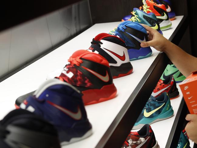 Nike and Rebel Sport have been targeted by fashion crazed teens.