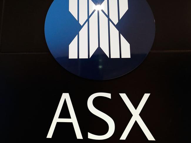 VARIOUS CITIES, AUSTRALIA - APRIL 08: The ASX logo is seen inside the foyer of the Australian Stock Exchange on April 8, 2016 in Sydney, Australia. The South Australian-based steel and iron ore miner, which is more than $4 billion in debt, was placed into administration by its directors on Friday. (Photo by Mark Metcalfe/Getty Images)