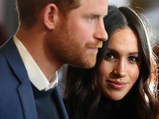 EDINBURGH, SCOTLAND - FEBRUARY 13:  Prince Harry and Meghan Markle attend a reception for young people at the Palace of Holyroodhouse on February 13, 2018 in Edinburgh, Scotland.  (Photo by Andrew Milligan - WPA Pool/Getty Images)