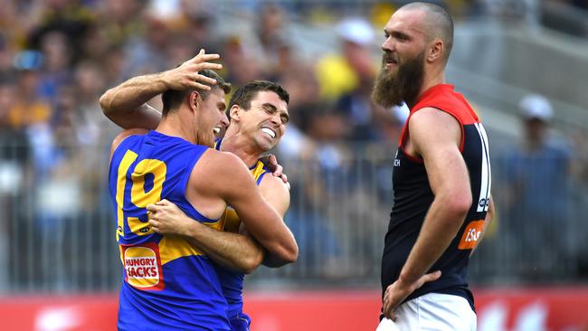 West Coast’s stunning start to the game “shell-shocked” Melbourne players.