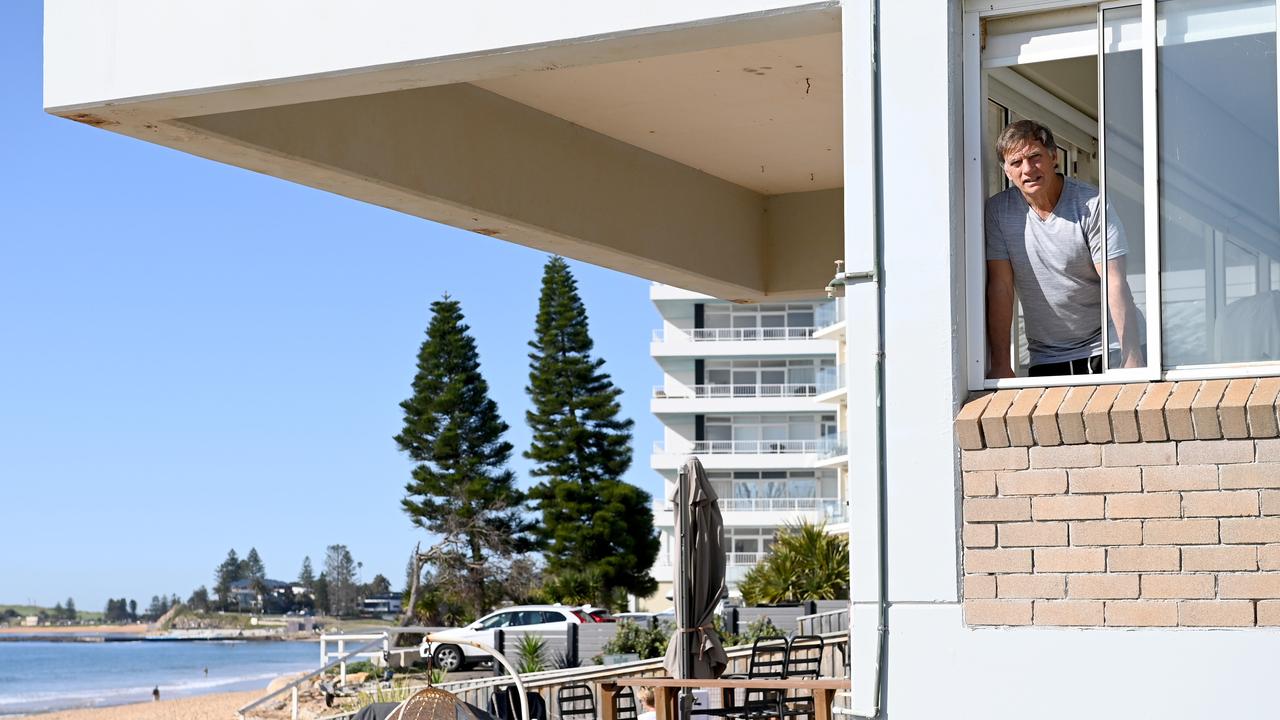 Garry Silk at his Collaroy Beach home on Sydney's Northern Beaches. Picture: NCA NewsWire / Jeremy Piper