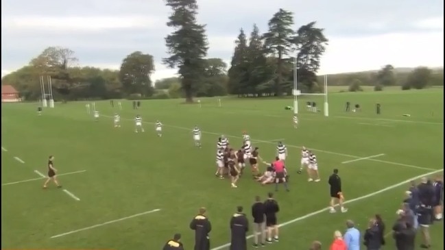 Louis Lynagh playing rugby