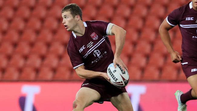 Sam Walker in action for the Queensland U-18 team during their Origin clash with NSW. Picture: Adam Head