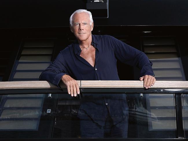 EMBARGO FOR WISH MAGAZINE, 06 SEPTEMBER 2024.  Giorgio Armani. Photo:  Stefano Guindani