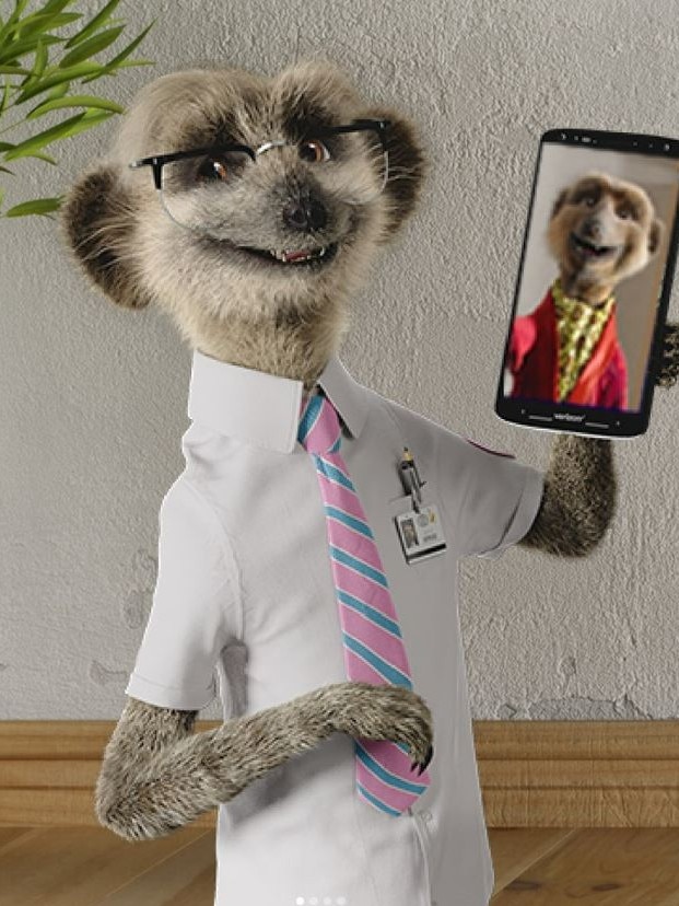 A Compare the Market advertisement featuring the beloved Meerkat mascots. Picture: Instagram