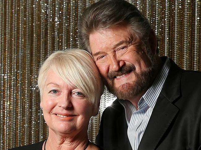 Derryn Hinch With Lynda Gardner. Lynda is the mother of Heath Gardner - the man whose liver Derryn received as a transplant five years ago.Picture: Tim Carrafa