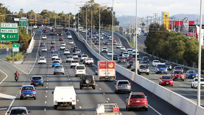 Traffic congestion expected on the M1 this morning. Picture: NIGEL HALLETT