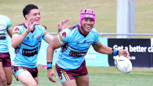 David Bryenton (left) and Joseph Tupuse (right) return to the Keebra Park line up this season. Picture: Steve Pohlner