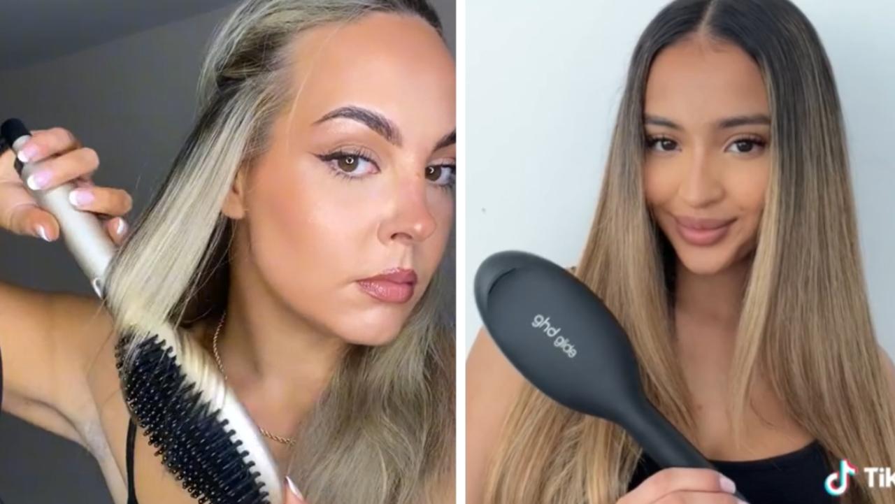 ghd glide professional smoothing hot brush. Picture: TikTok